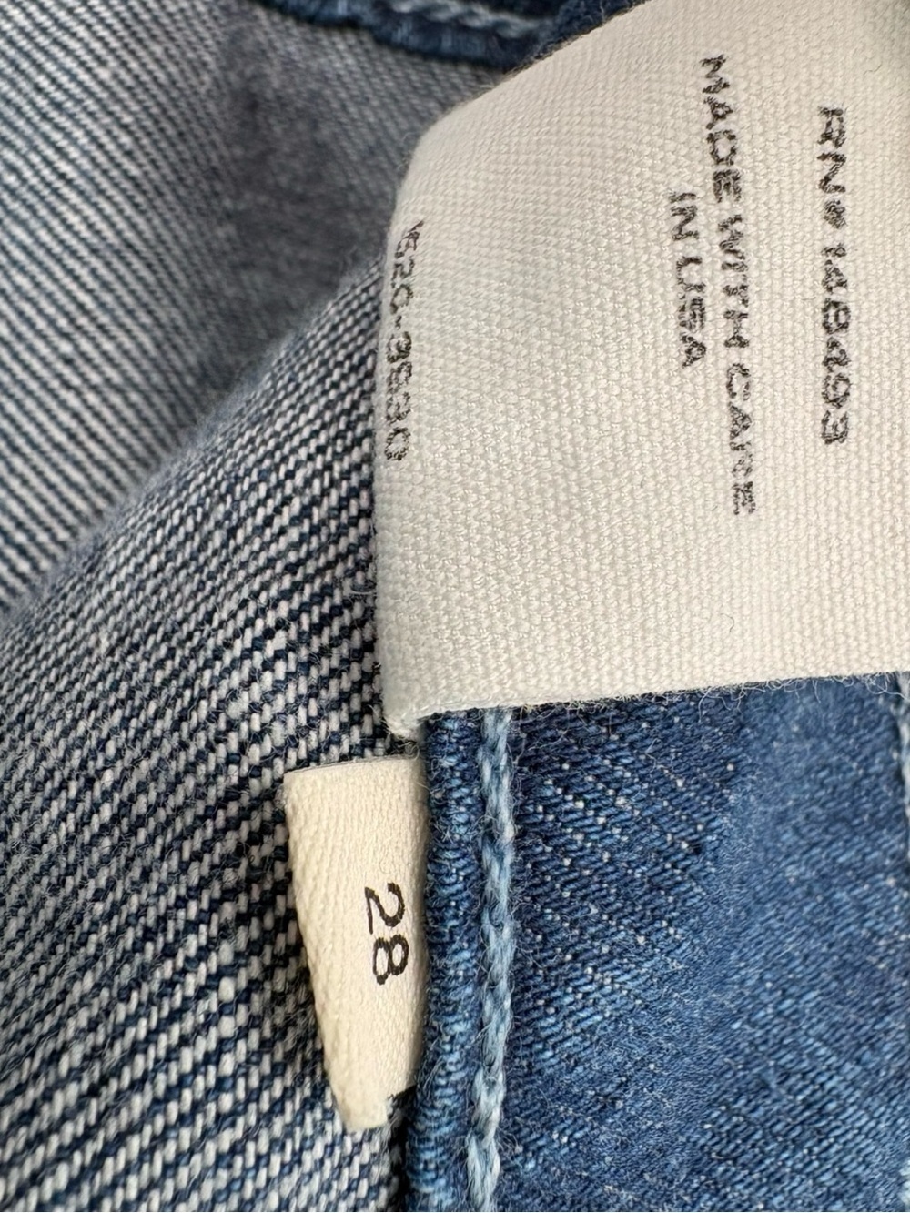 DÔEN Rainer Jean Size 28 in Sainte Croix Wash Wide Leg 100% Cotton NWT - Picture 15 of 15
